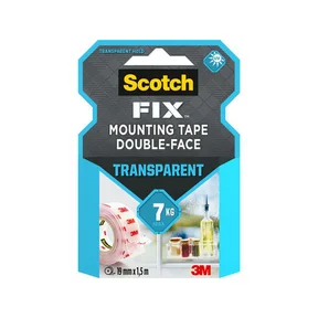 Scotch-Fix läpinäkyvä kiinnitysteippi 19mmx1,5m