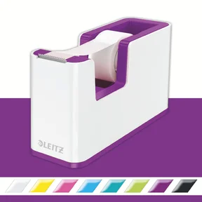 Leitz teippiteline WOW valk./violetti