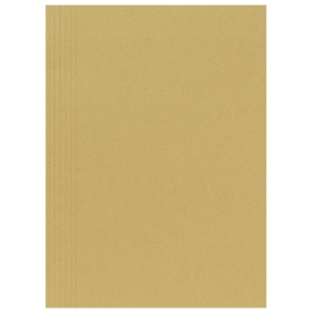 Kartongmapp A4 1-klaff brun